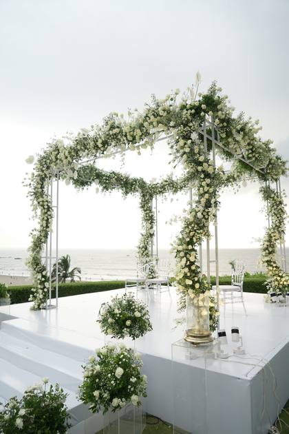 Mandap and Floral detail — Wedding decor — W GOA